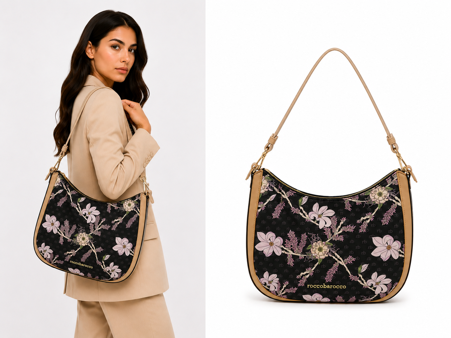 BORSA ROCCO BAROCCO FIORATA